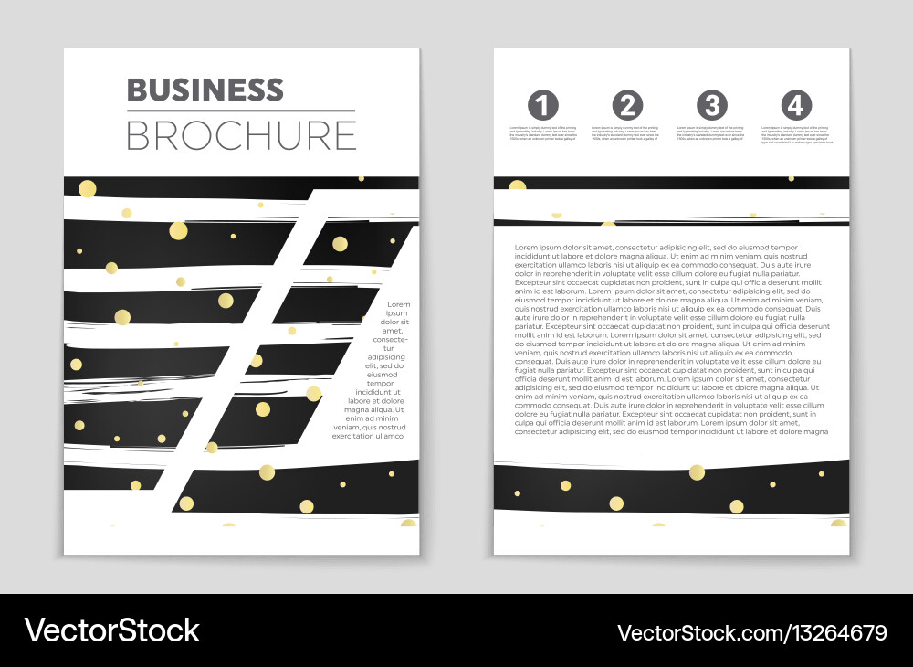 Abstract layout background set for art Vector Image
