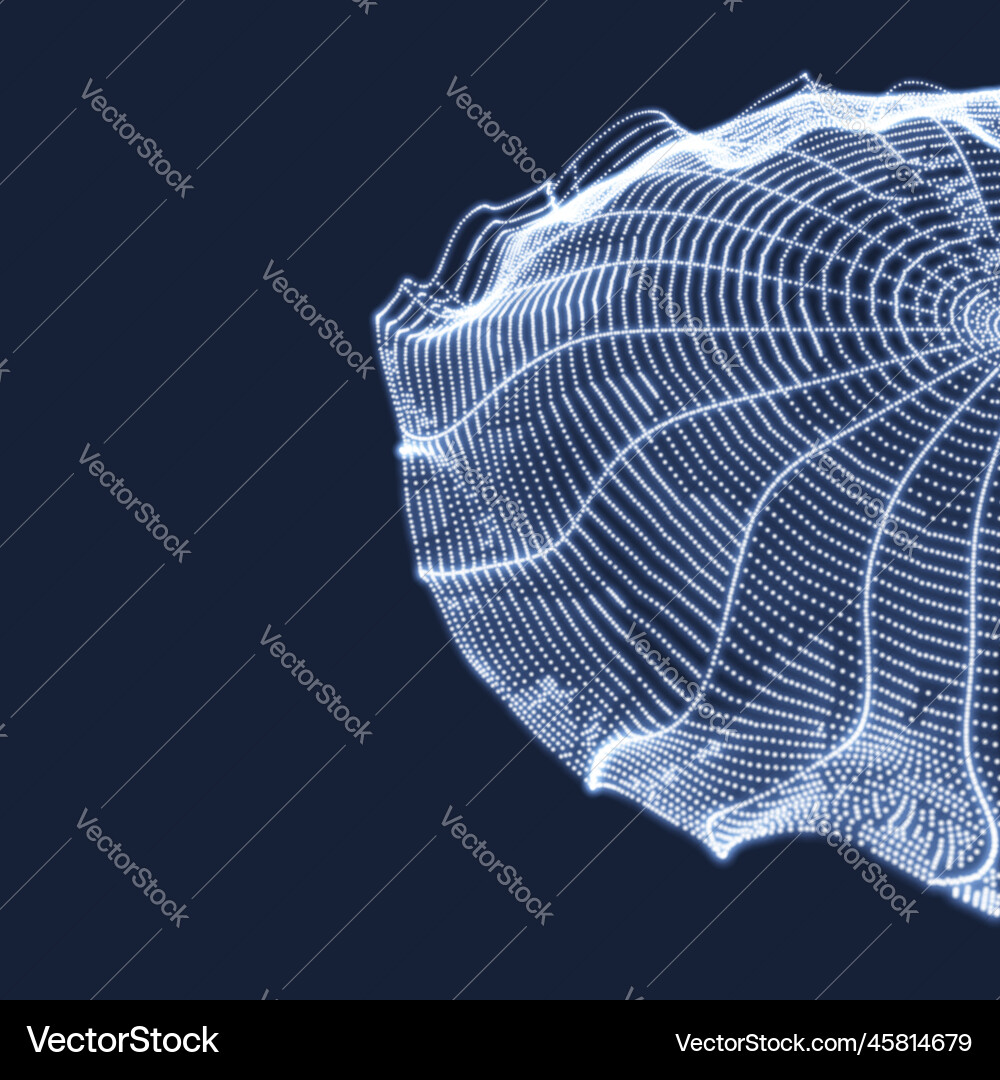 Cobweb network background connection structure 3d Cobweb network background connection structure 3d Vector Image