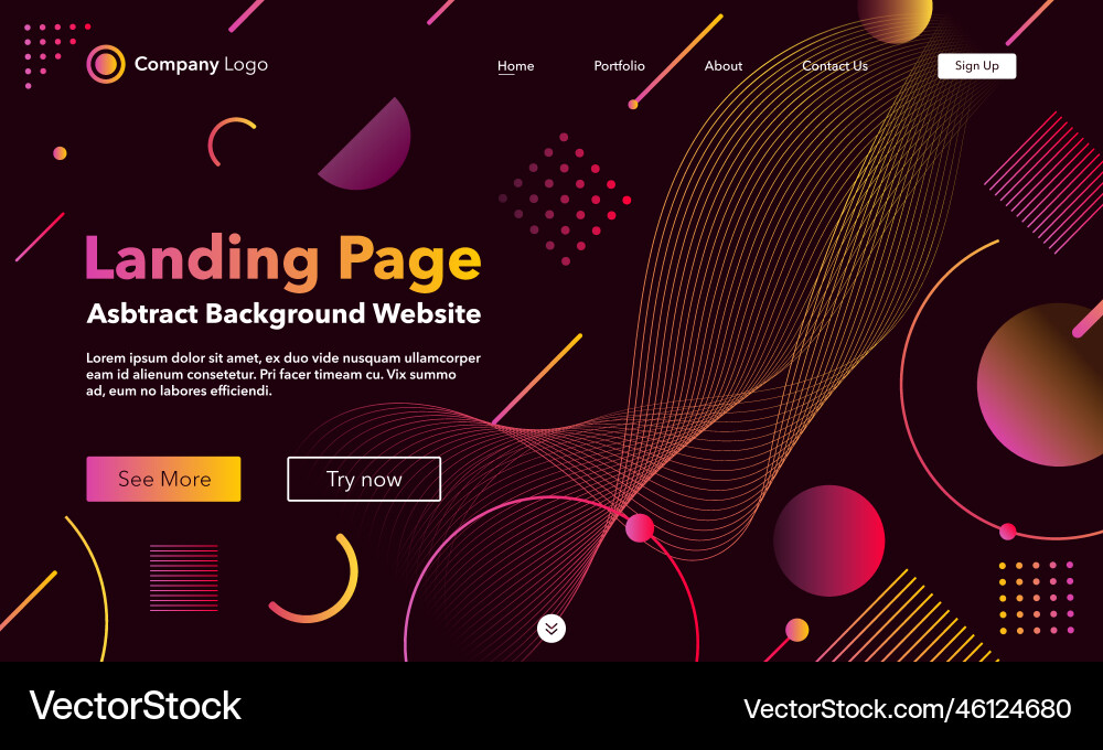Abstract Gradient Background Vector Image