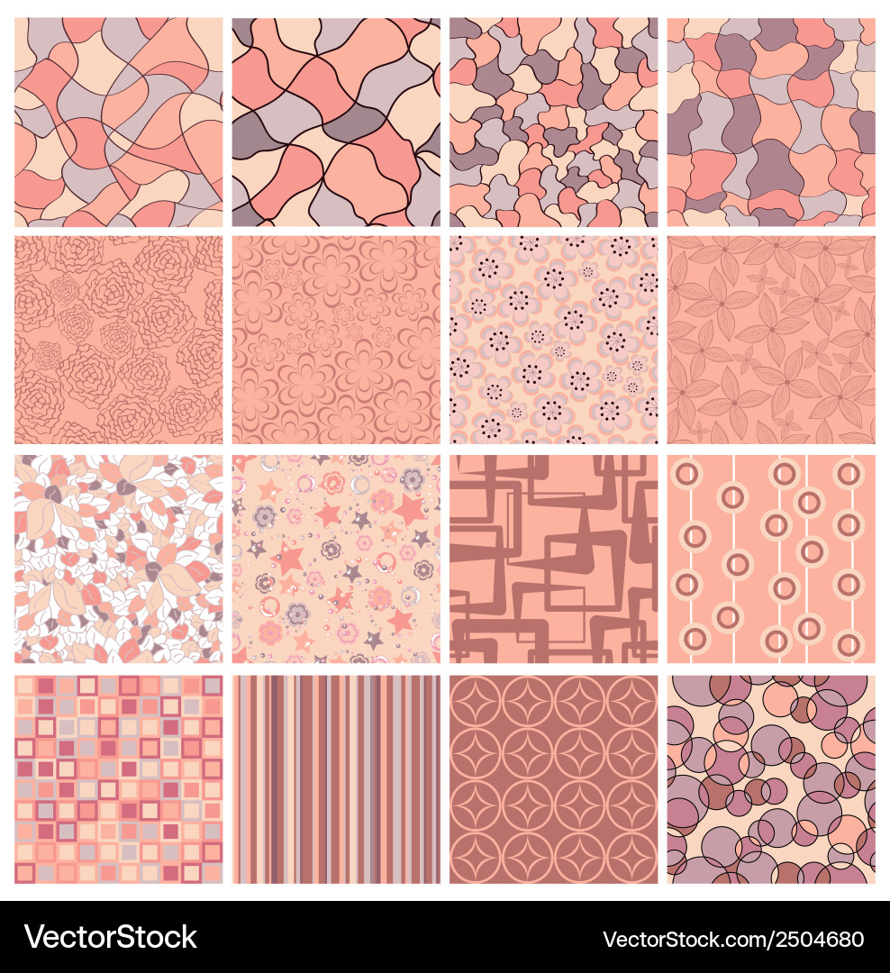 Abstract Pattern Set - Geometric Shapes vector image