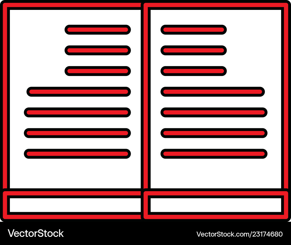 Files perfect icon or pigtogram in filled style vector image