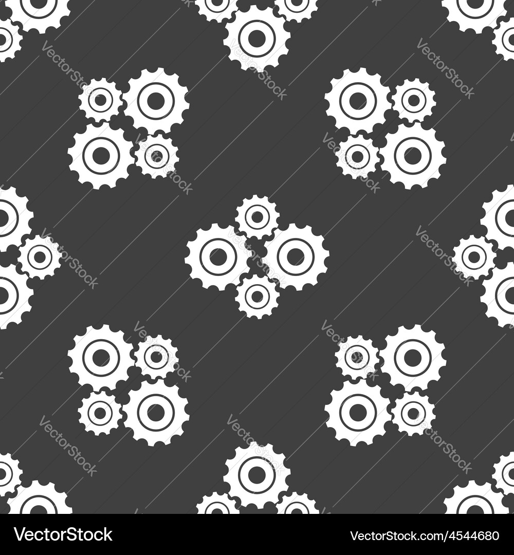 Gears pattern vector image