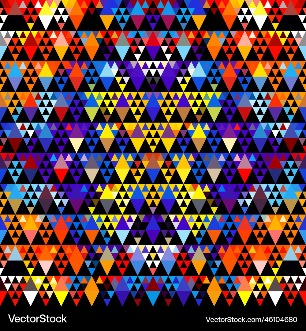 Geometric abstract triangles pattern seamless Geometric abstract triangles pattern seamless vector image