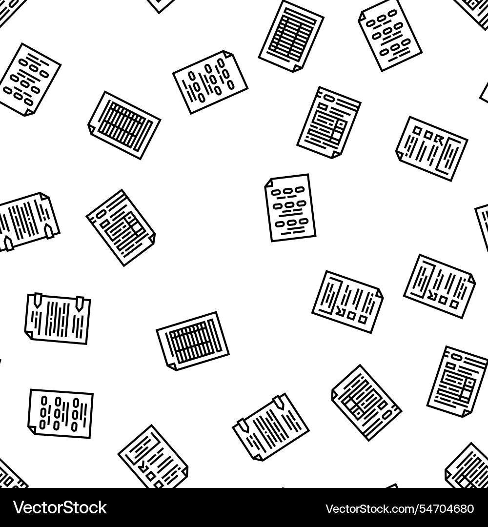 List check document tick seamless pattern List check document tick seamless pattern vector image