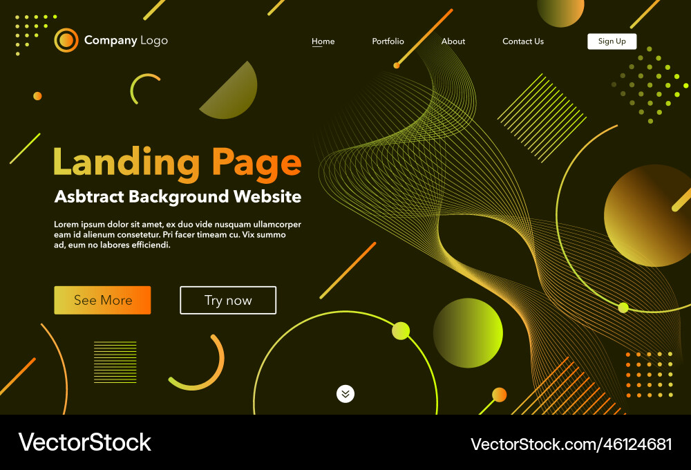 Abstract Gradient Background vector image
