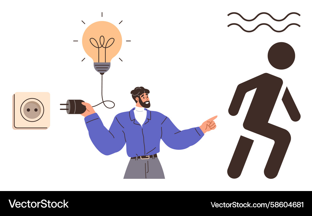 Idea Generation & Productivity Vector Image