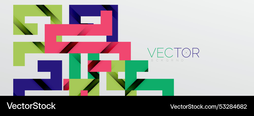 Color bend lines with shadow texture effect Vector Image