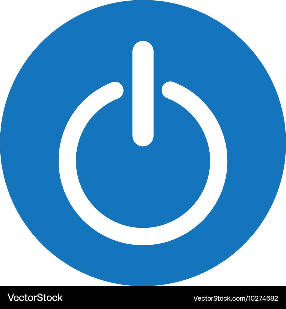 Control panel button menu icon vector image