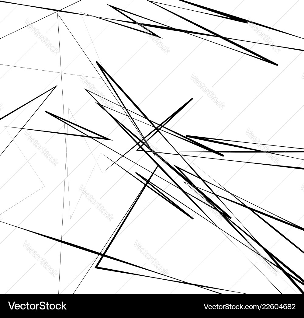 Geometric art with random chaotic lines abstract Geometric art with random chaotic lines abstract vector image