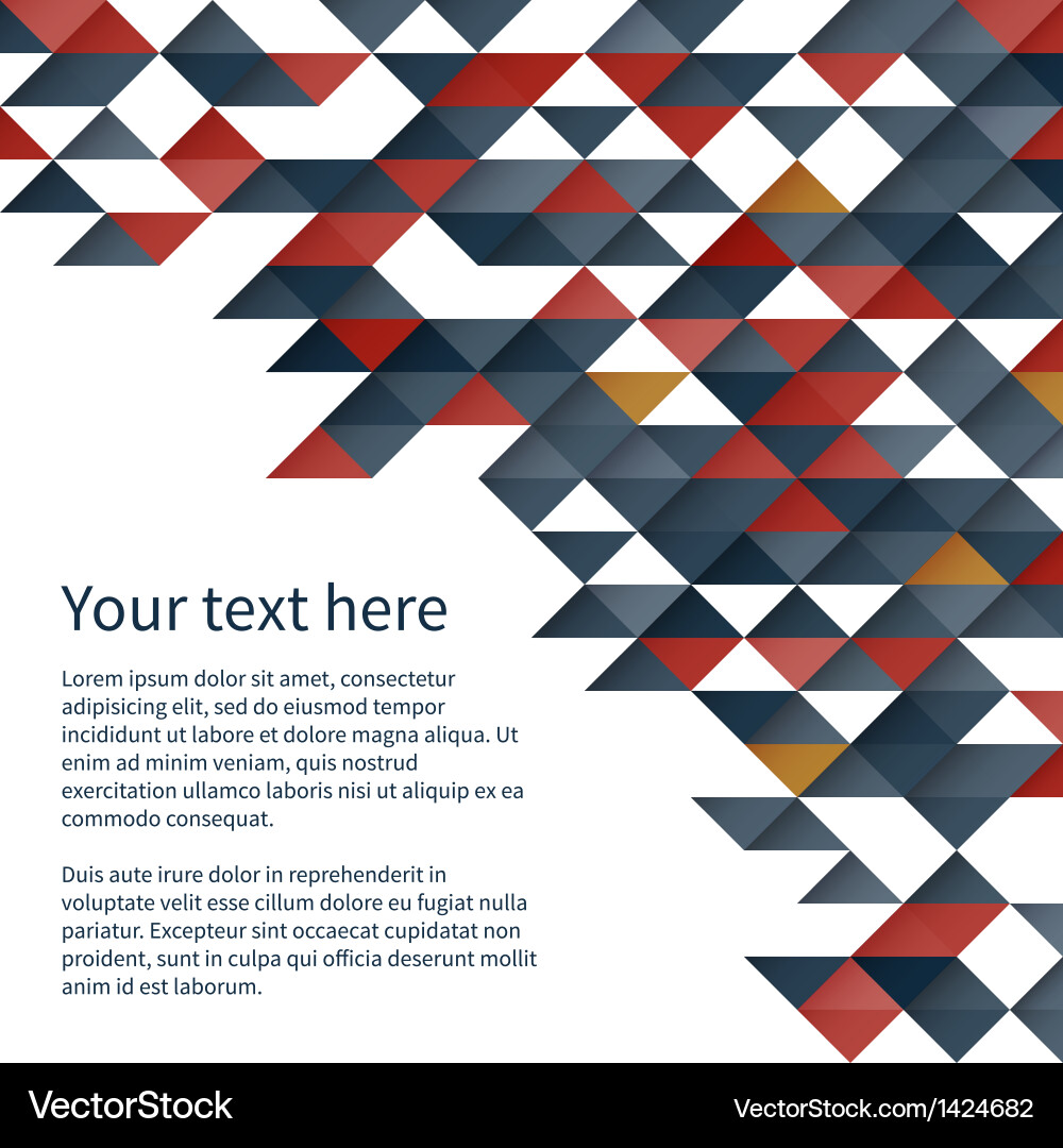 Geometric Pattern Background vector image