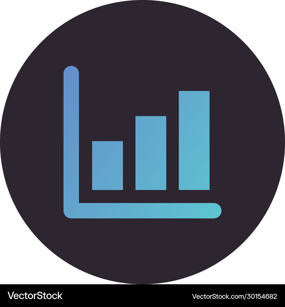 Infographic statistics bars with arrow block style Infographic statistics bars with arrow block style vector image