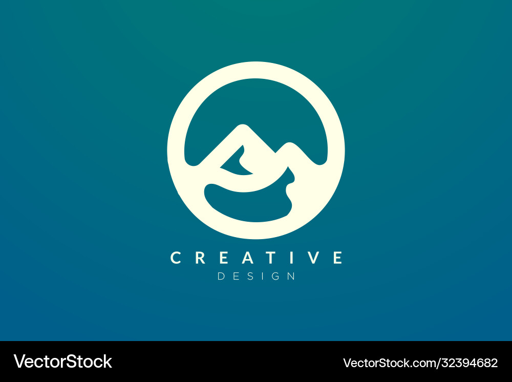 Logo design that combines circle objects Vector Image