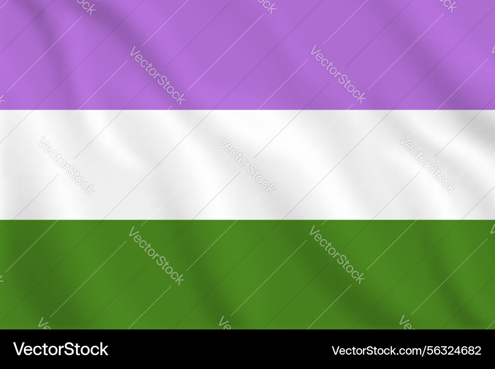 Queer flag pattern background realistic lgbtq Vector Image