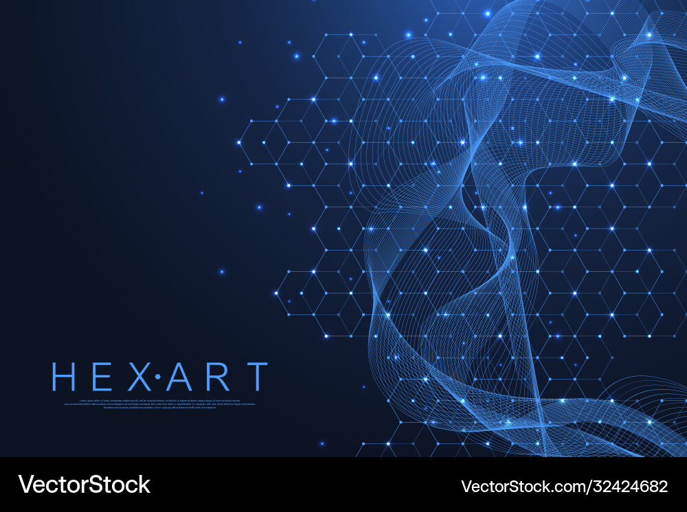 Technology abstract lines and dots connect Technology abstract lines and dots connect vector image
