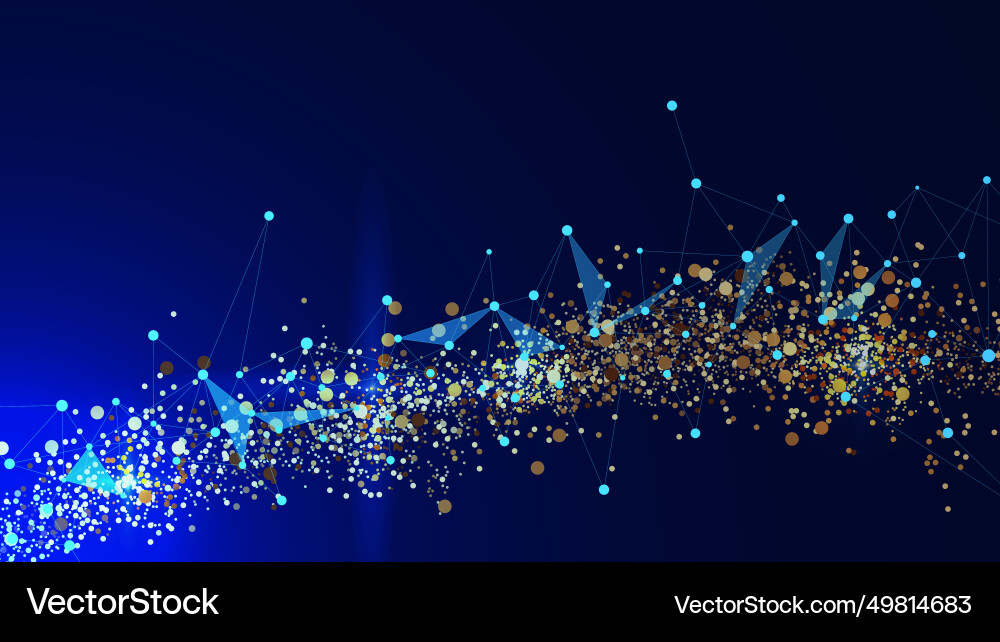 Abstract connecting dots and lines Abstract connecting dots and lines Vector Image
