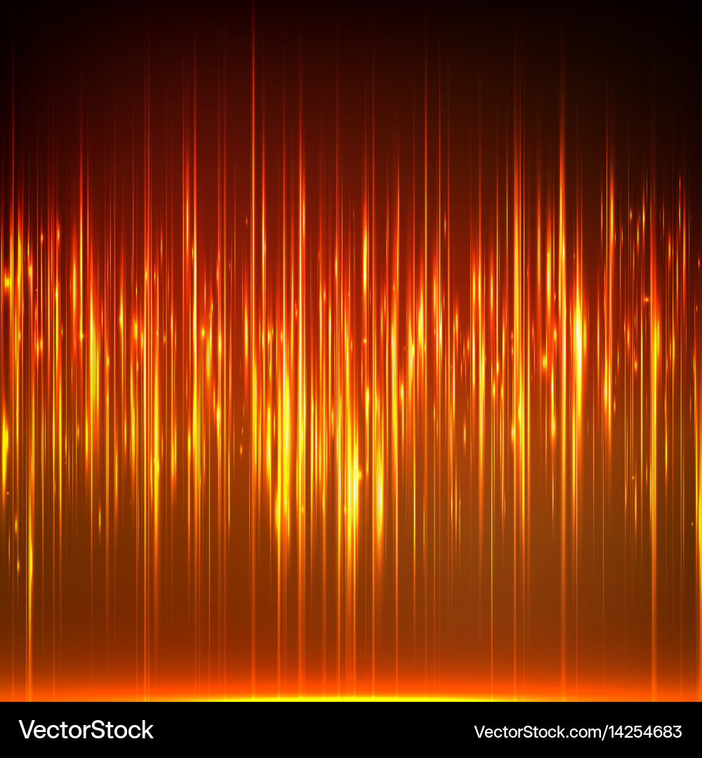 Abstract random glowing lines Vector Image