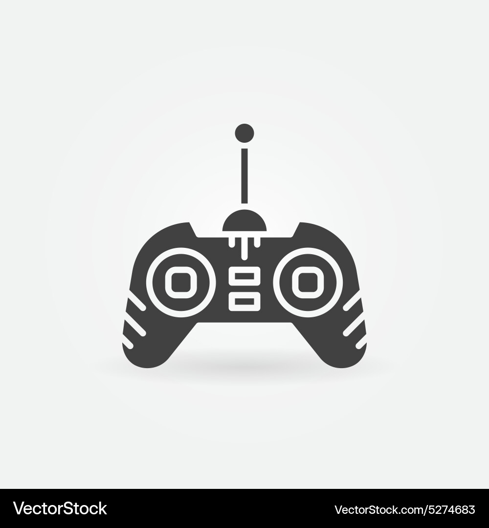Drone Joystick Remote Control Icon vector image