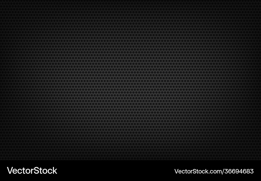 Material perforated metal dark background texture Vector Image
