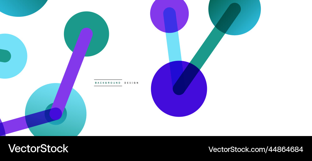 Abstract background round dots connected by lines Abstract background round dots connected by lines Vector Image