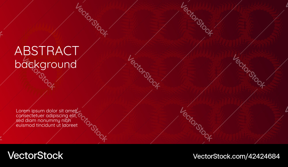 Abstract gradient background with editable text vector image