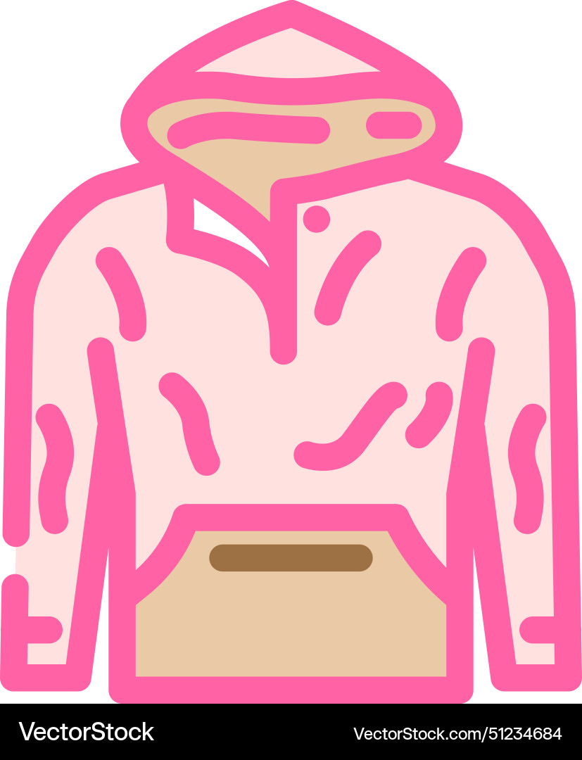 Bean Streetwear Stoff Mode Farbe Ikone Bean Streetwear Stoff Mode Farbe Ikone vektorbild