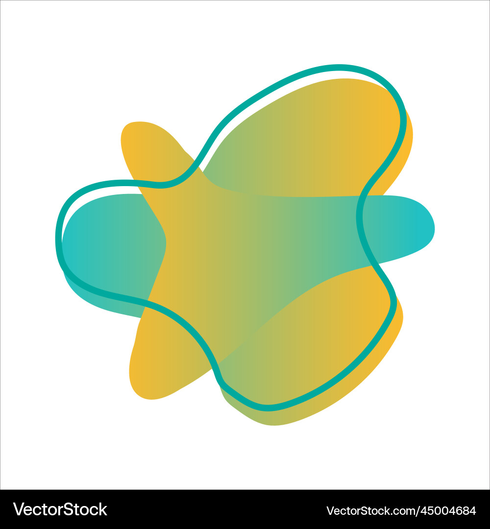 Blob gradient for template Vector Image