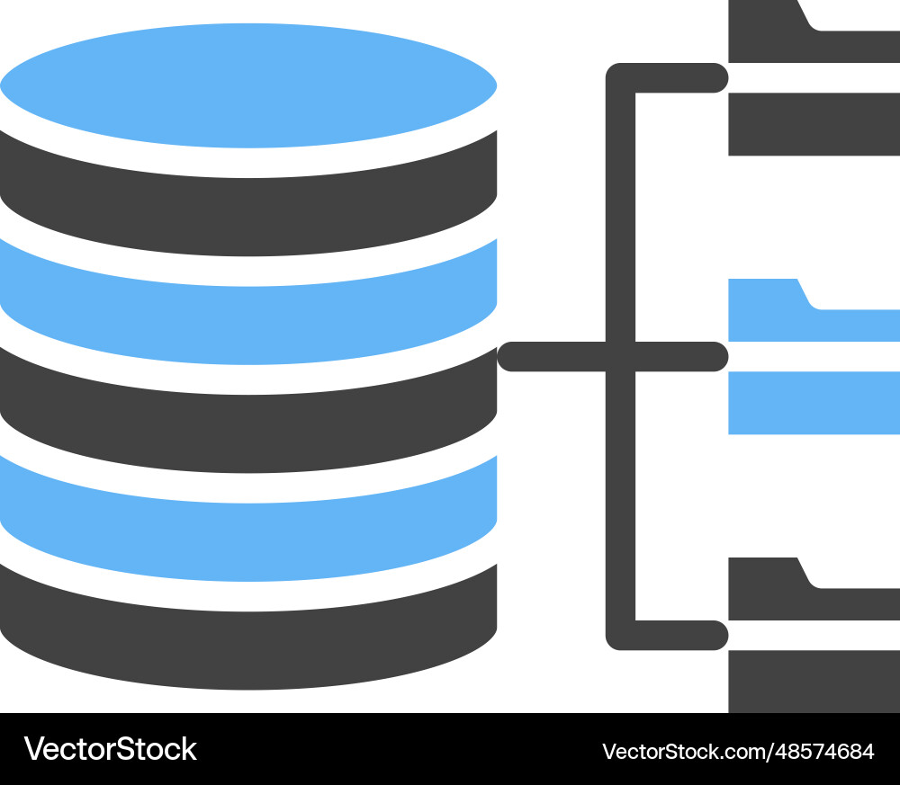 Database icon image vector image