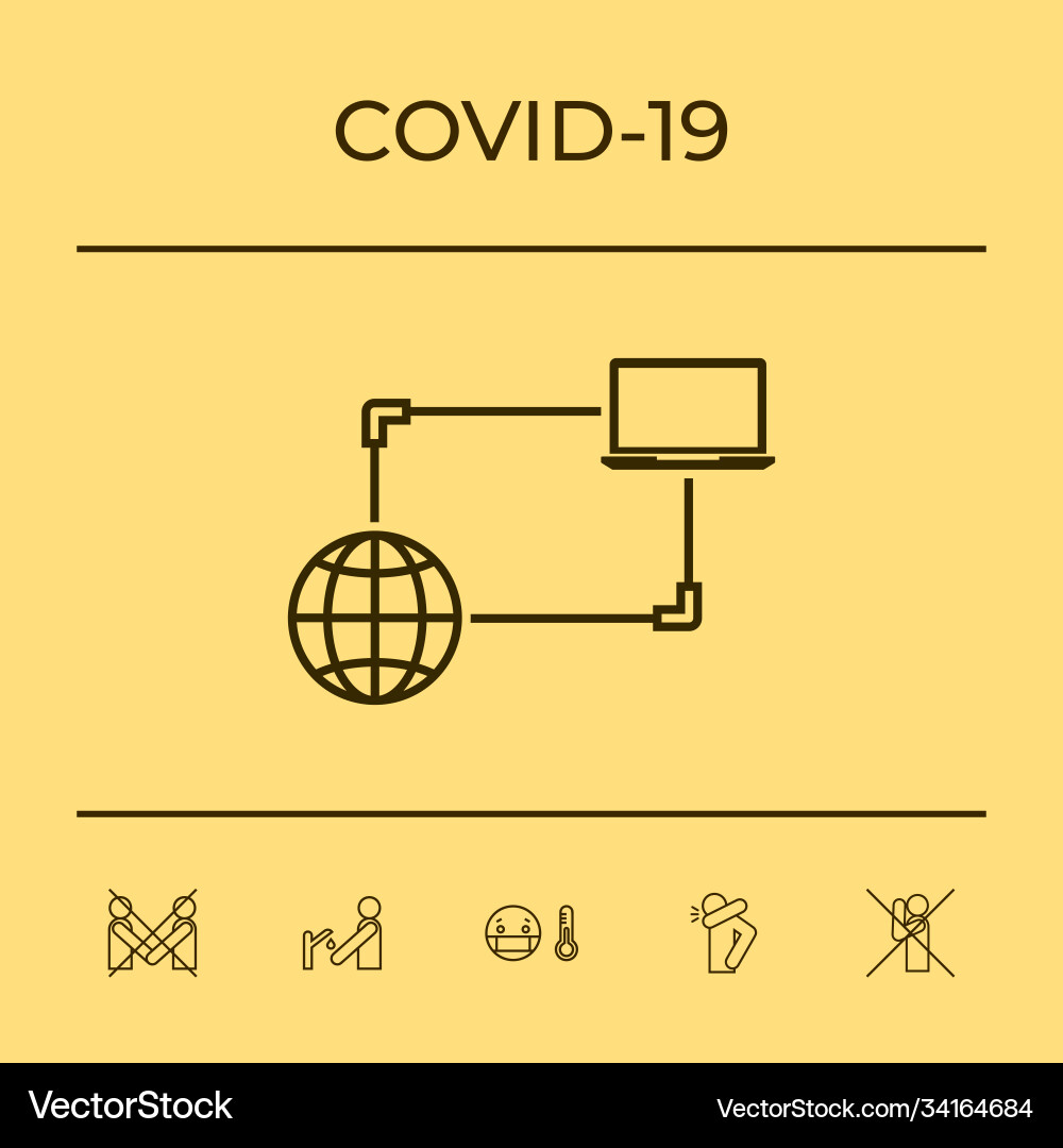 Internet connection data exchange transfer Internet connection data exchange transfer vector image