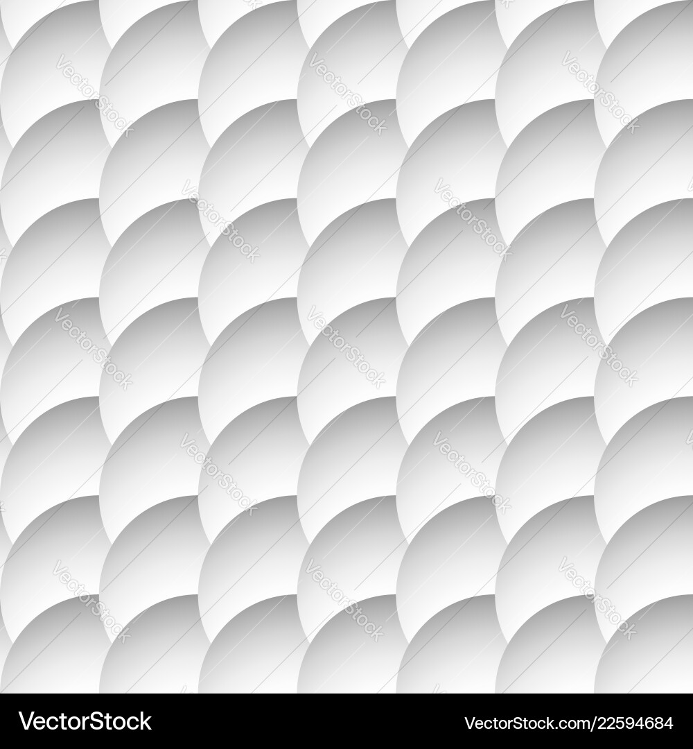 Overlapping circles seamless pattern monochrome Overlapping circles seamless pattern monochrome vector image