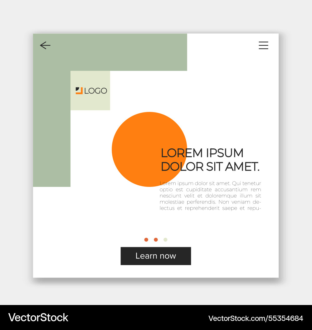 Social media template banner corporative Social media template banner corporative Vector Image