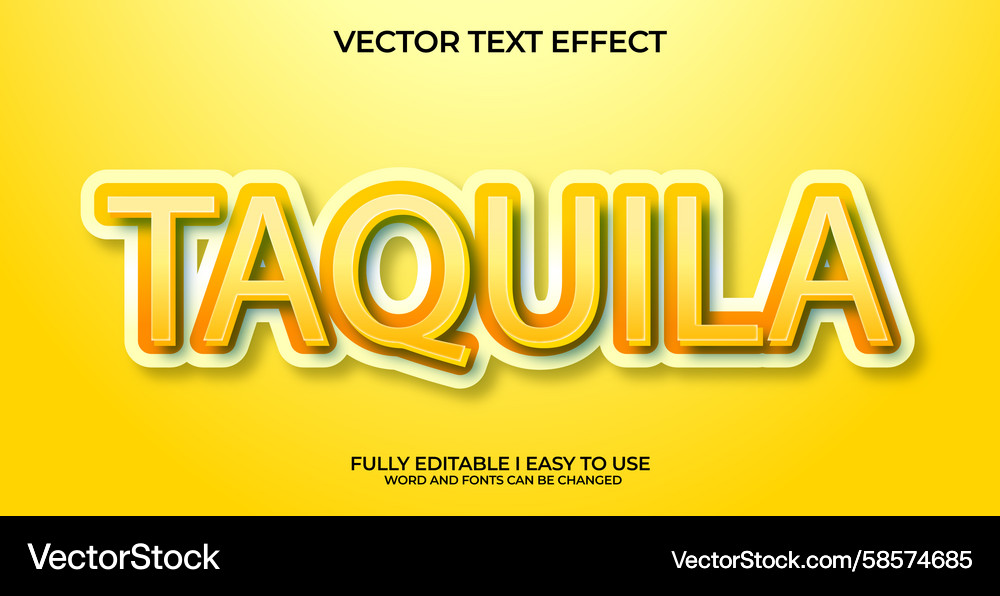3D Text Effect - Editable Vector Image