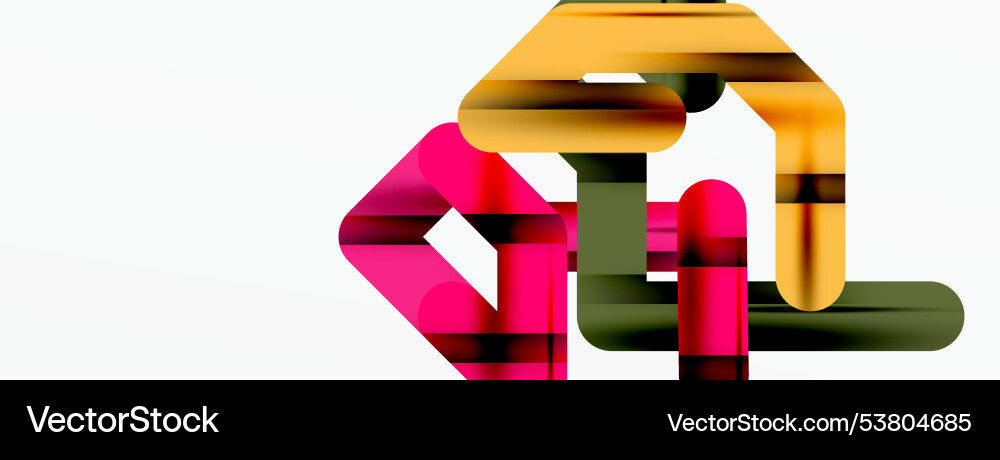 Abstract background - colorful lines composition Abstract background - colorful lines composition Vector Image