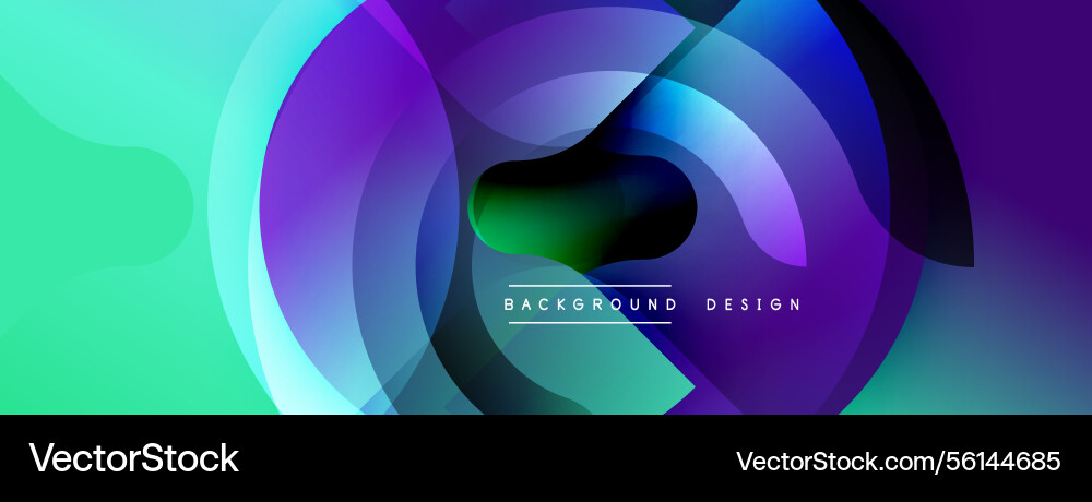 Abstract vibrant layers create dynamic Abstract vibrant layers create dynamic vector image