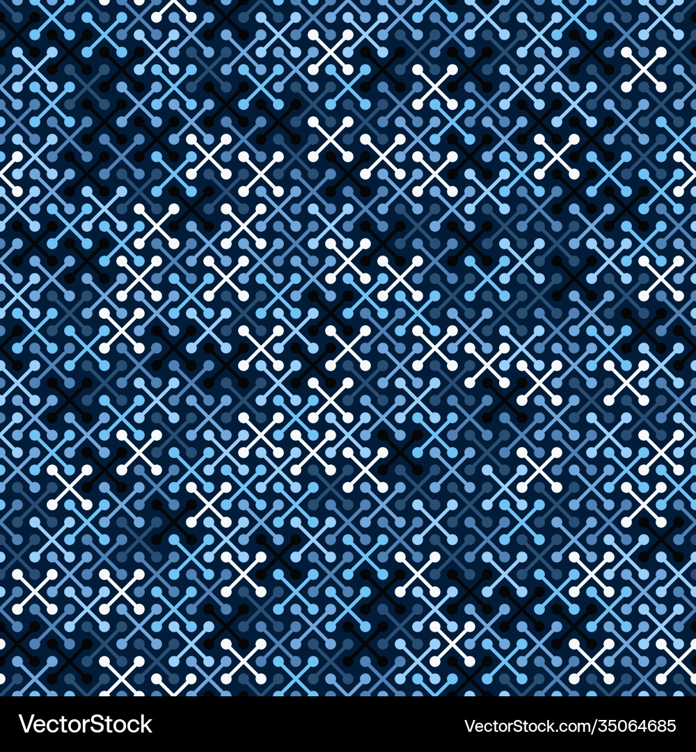 Geometric seamless pattern with simple Geometric seamless pattern with simple Vector Image