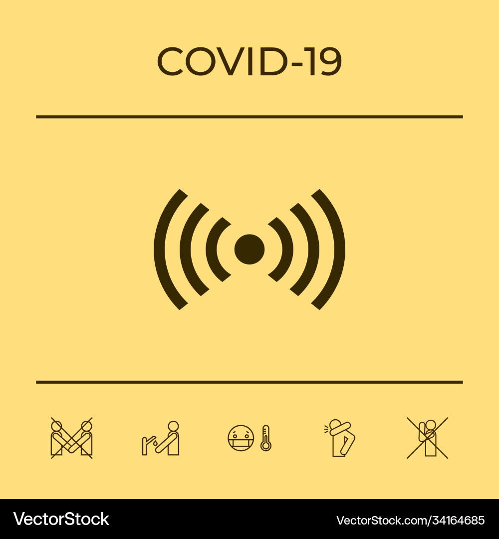 Internet connection icon graphic elements Vector Image