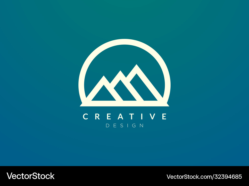 Logo design that combines circle objects Logo design that combines circle objects Vector Image