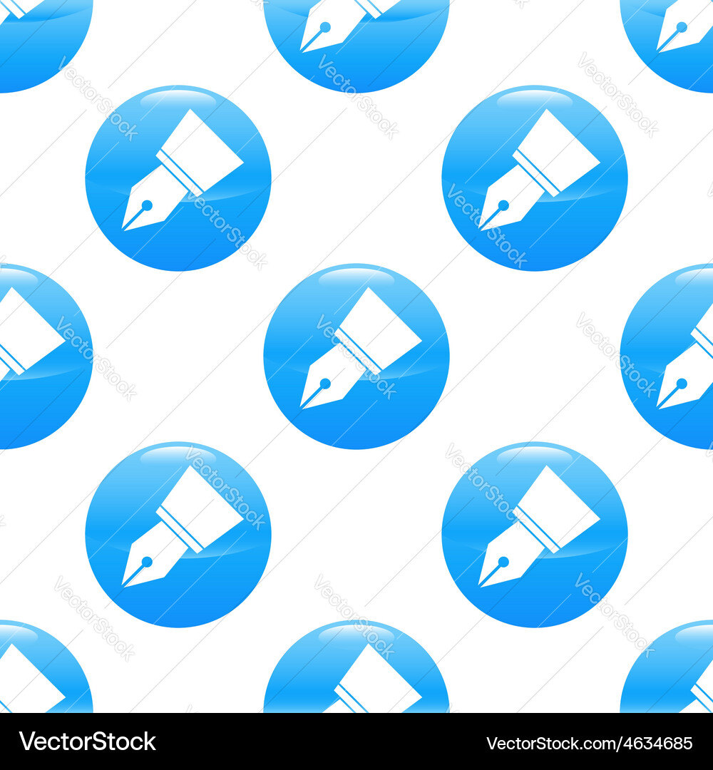 Nib sign pattern vector image