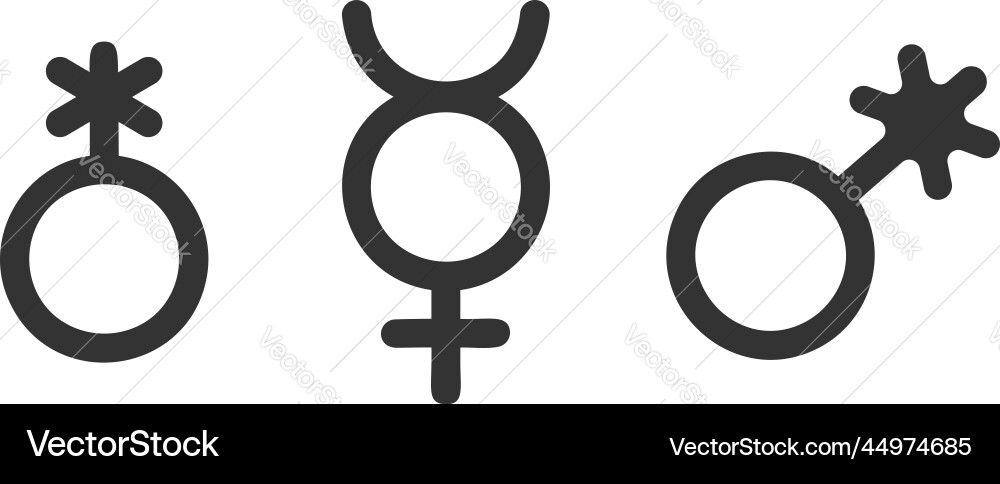 Set of non binary icons public restroom or locker Set of non binary icons public restroom or locker vector image