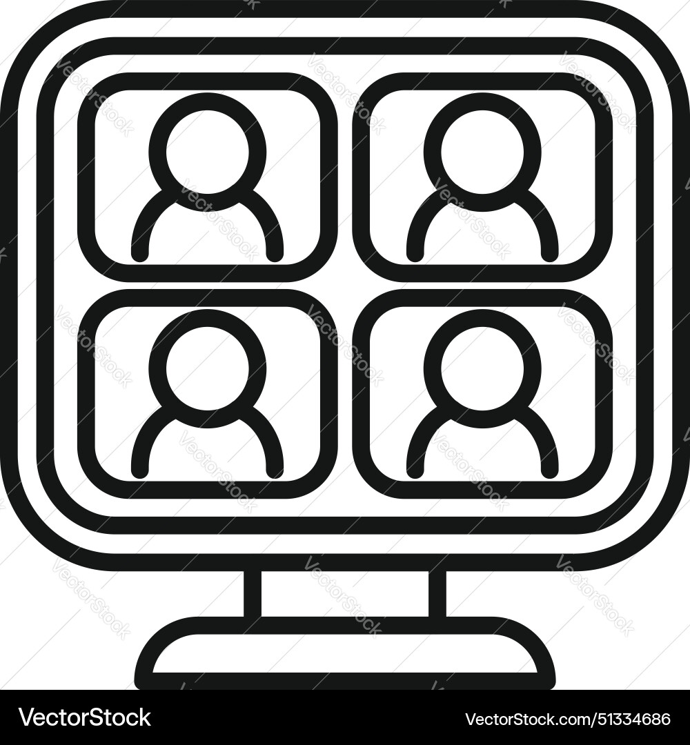 Black and white of a digital Royalty Free Vector Image