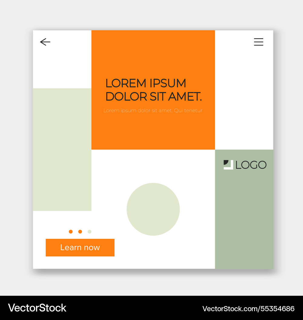 Social media template press conference Vector Image