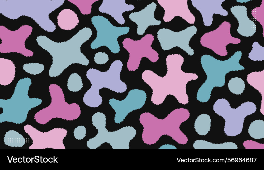 Abstract corals texture shape pattern Vector Image