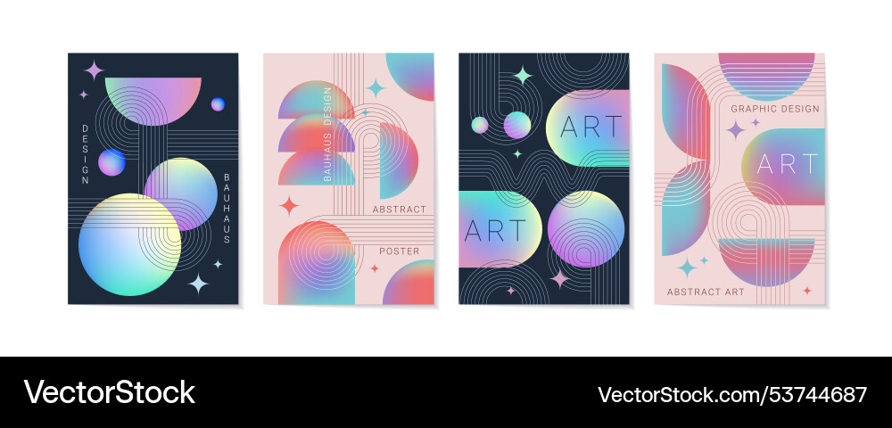 Abstract poster gradient circles curve lines Abstract poster gradient circles curve lines Vector Image