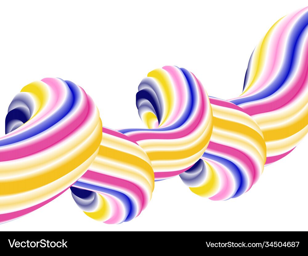 Decorative abstract color wave background design Decorative abstract color wave background design vector image