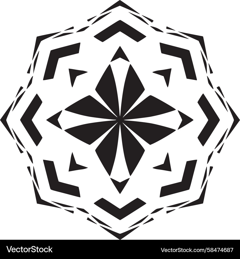 Dynamic Starburst Pattern Vector Image