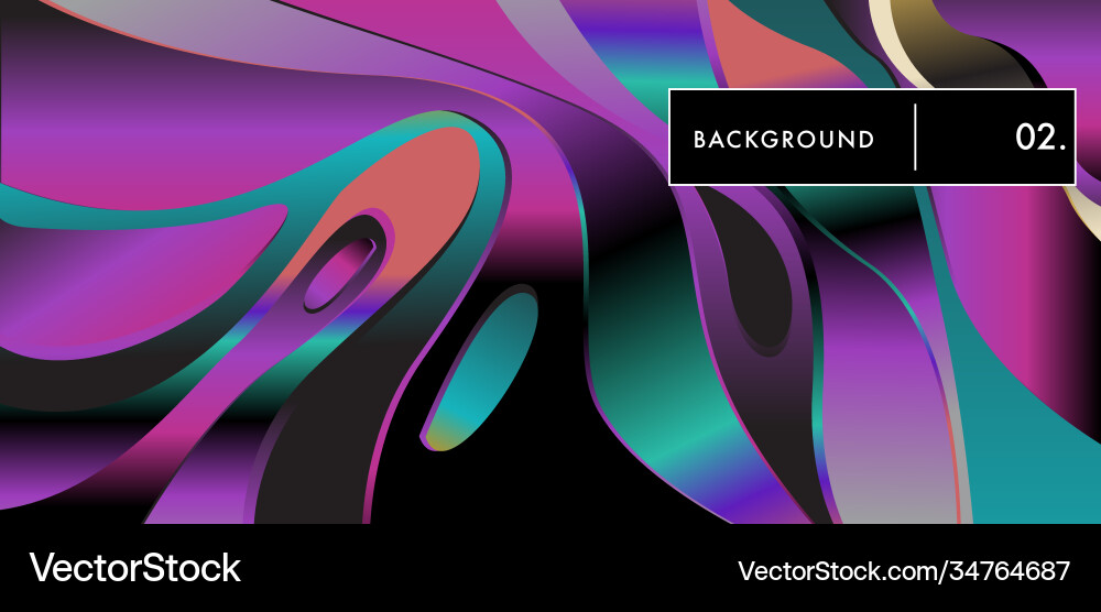 Liquid color background design fluid gradient Liquid color background design fluid gradient Vector Image