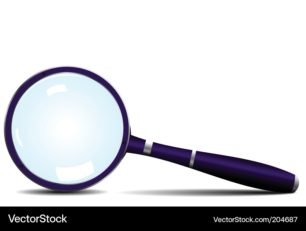 Magnifying glass icon vector image