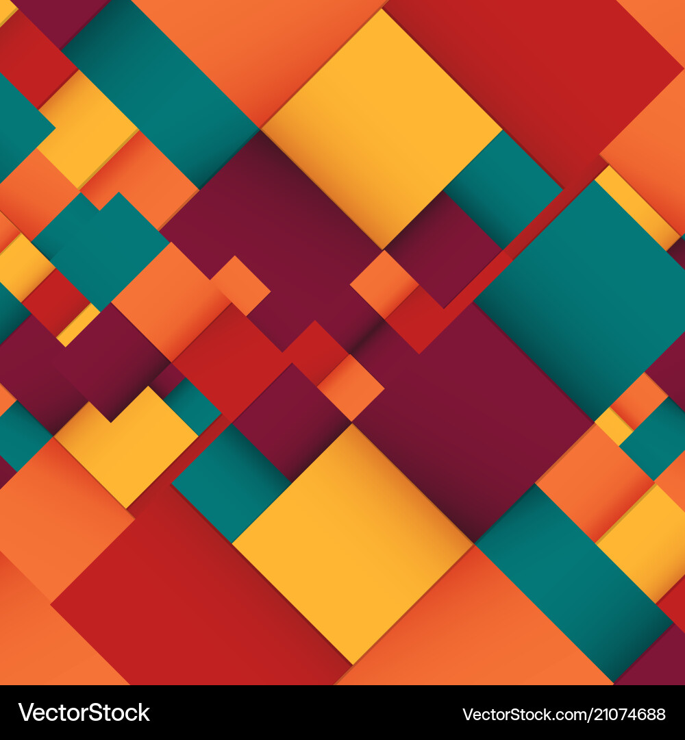 Abstract background with colorful squares Abstract background with colorful squares vector image