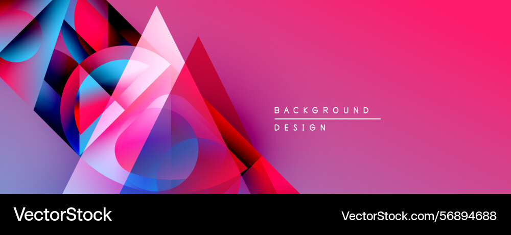 Abstract geometric shapes overlap creating Abstract geometric shapes overlap creating Vector Image