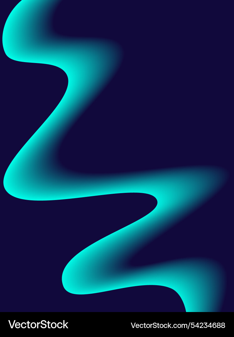 Abstract wave line background design Vector Image