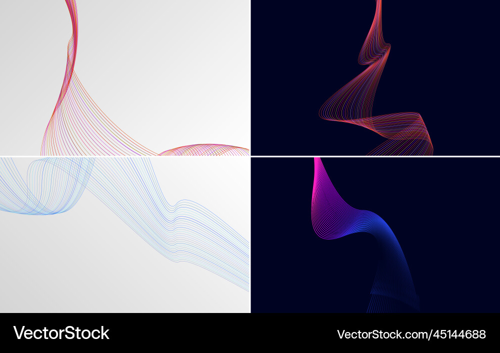 Collection of geometric minimal lines pattern set Collection of geometric minimal lines pattern set Vector Image